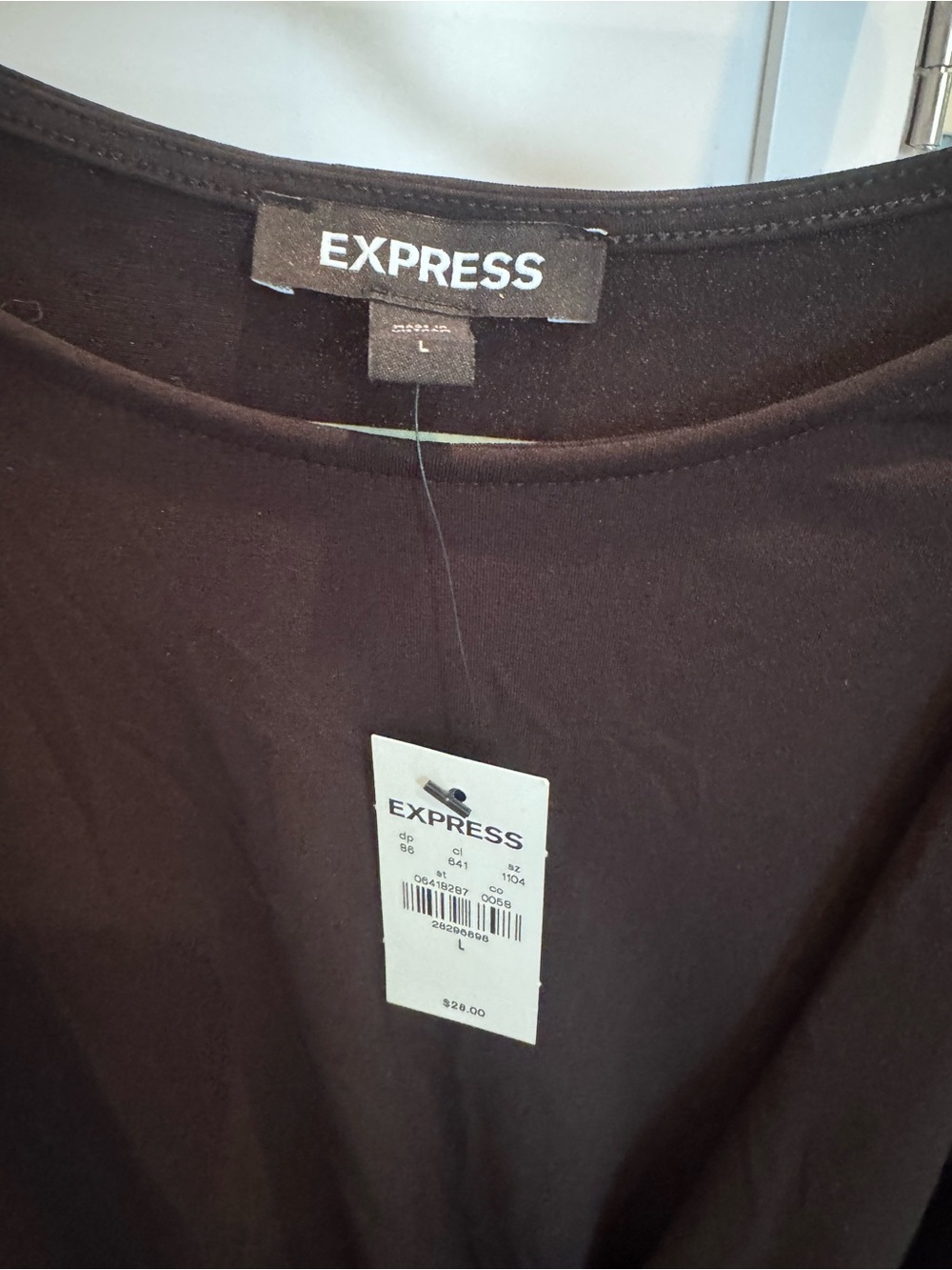 NWT Express Black Draped V-Neck Sleeveless Camisole - Picture 3 of 3
